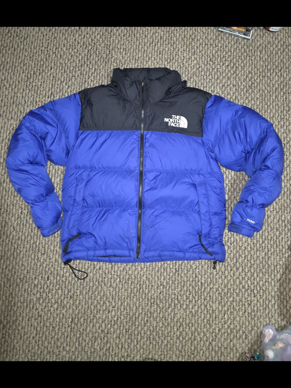 The North Face 700 Blue and Black WoMen's Puffer Jacket